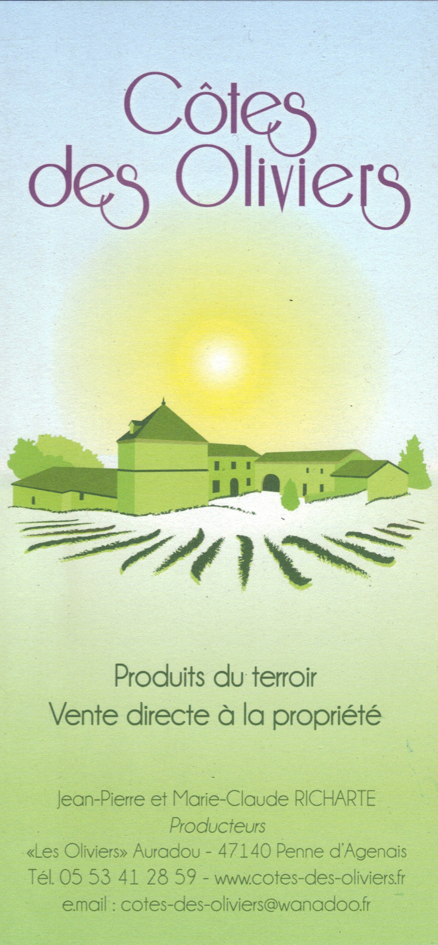 Illustration du domaine Côtes des Oliviers
